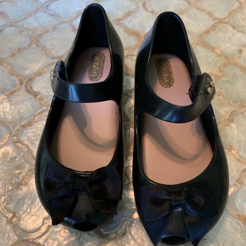 Mini Melissa black Mary Janes
